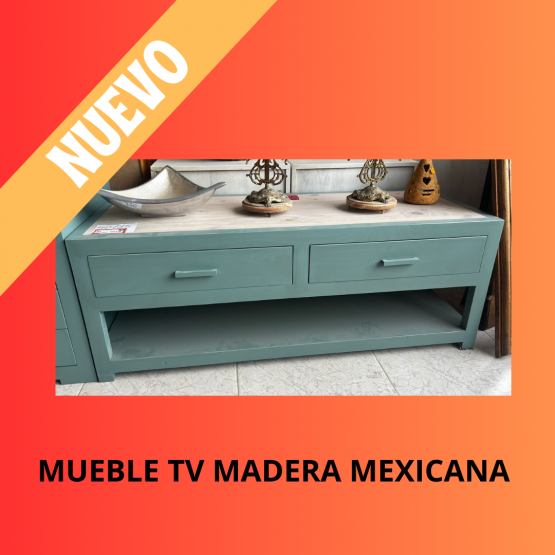 MUEBLE TV MADERA MEXICANA