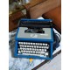 MAQUINA DE ESCRIBIR OLIVETTI LETTERA 31 AZUL