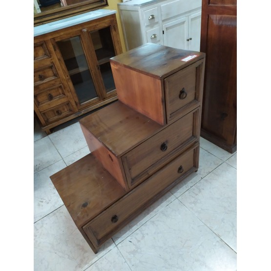 MUEBLE CAJONERA DE MADERA MEXICANA